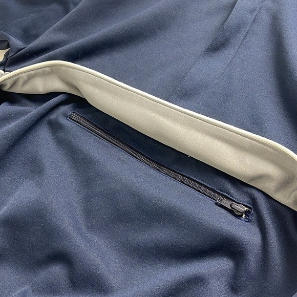 Adidas Vintage 80s 1/2Zip Pullover - Blue and Grey, Size Medium - Picture 7 of 8